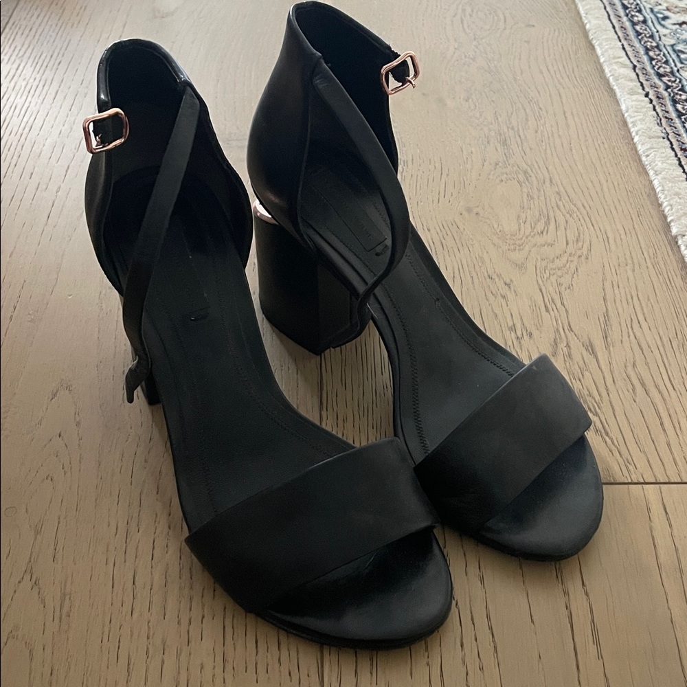 Alexander wang Black Block Heel Sandals